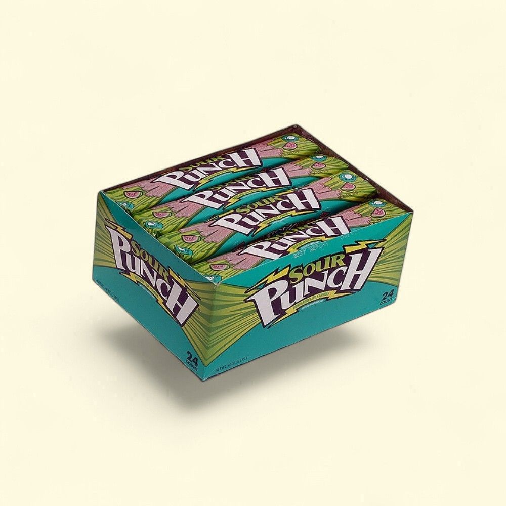 Sour Punch Watermelon Straws Candy, 24 Count — authentic US product shipped worldwide by Treatspree