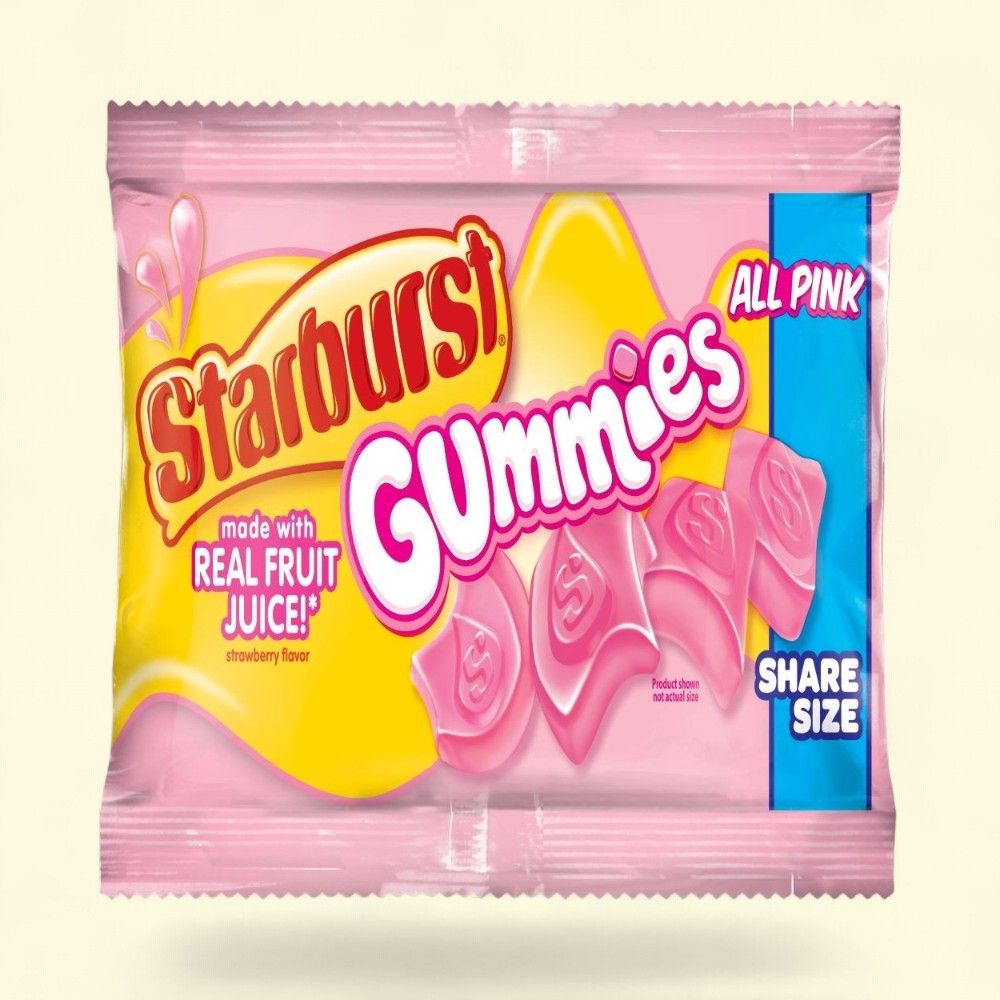 Starburst All Pink Gummies — authentic US product shipped worldwide by Treatspree