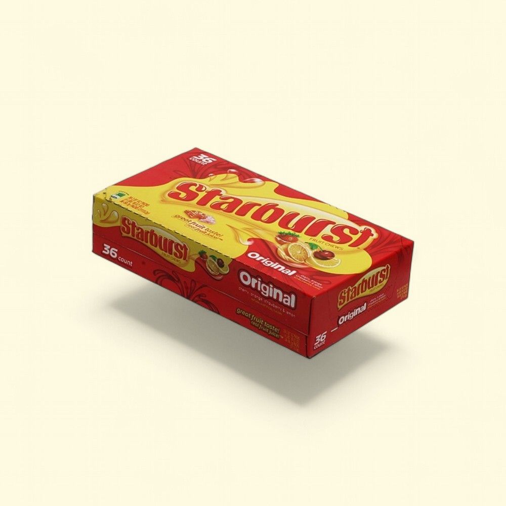 Starburst Original Chewy Candy - 36 Count — authentic US product shipped worldwide by Treatspree