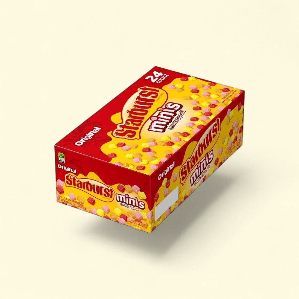 Starburst Original Minis Chewy Candy (24 Count) — authentic US product shipped worldwide by Treatspree
