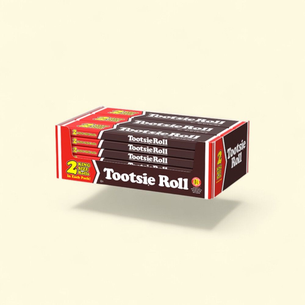 Tootsie Roll King Size Chocolate Chewy Candy 15-Count — authentic US product shipped worldwide by Treatspree
