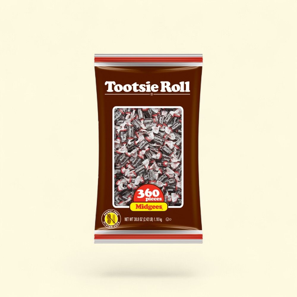 Tootsie Roll Midgees Candy, 360 Count (38.8 oz) — authentic US product shipped worldwide by Treatspree