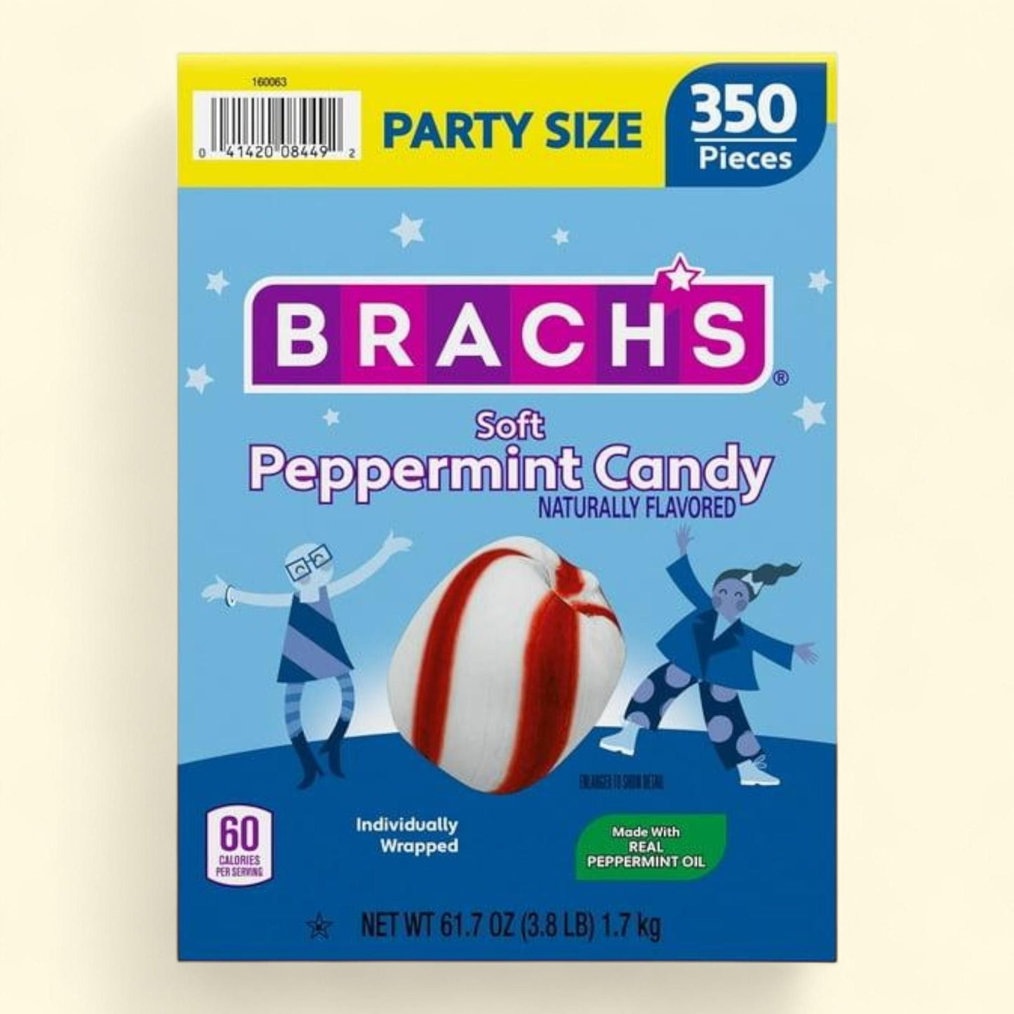 Brach's Soft Peppermint Candies, 350 pcs.
