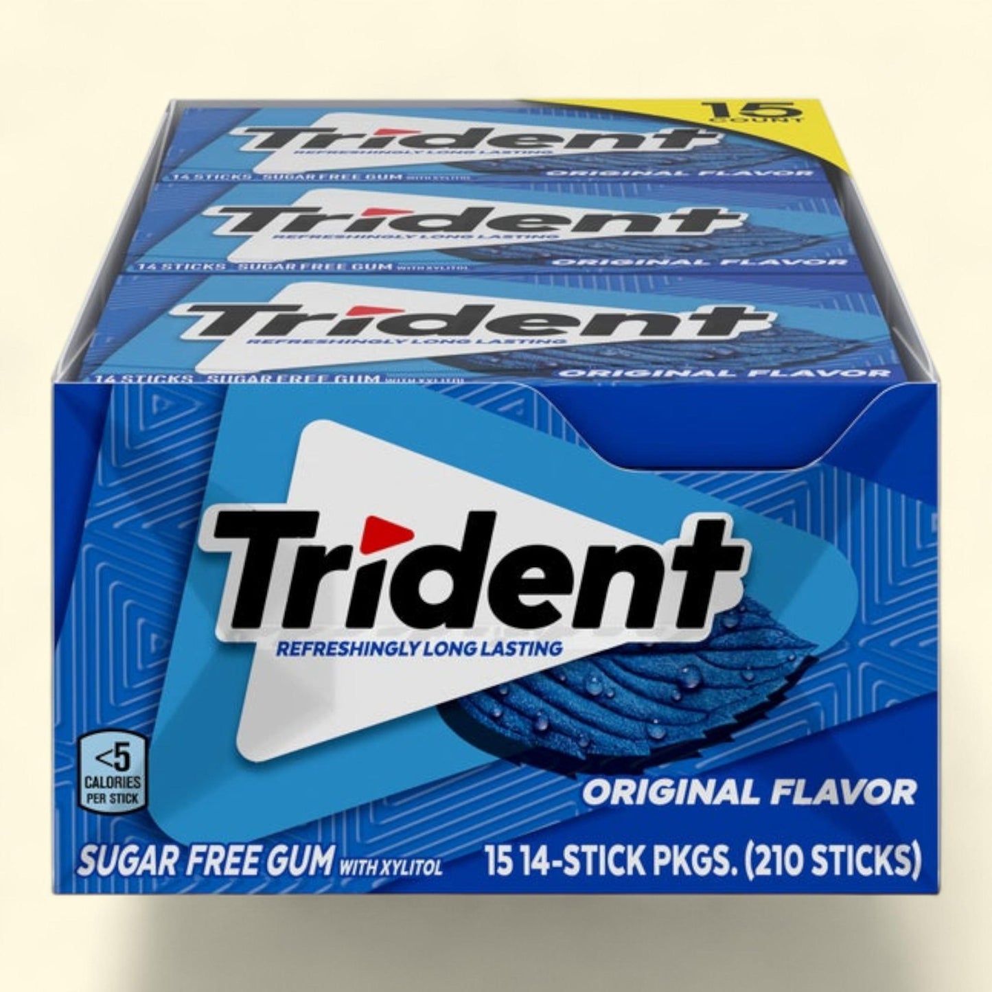 Trident Gum, Original, 14-count, 15-pack