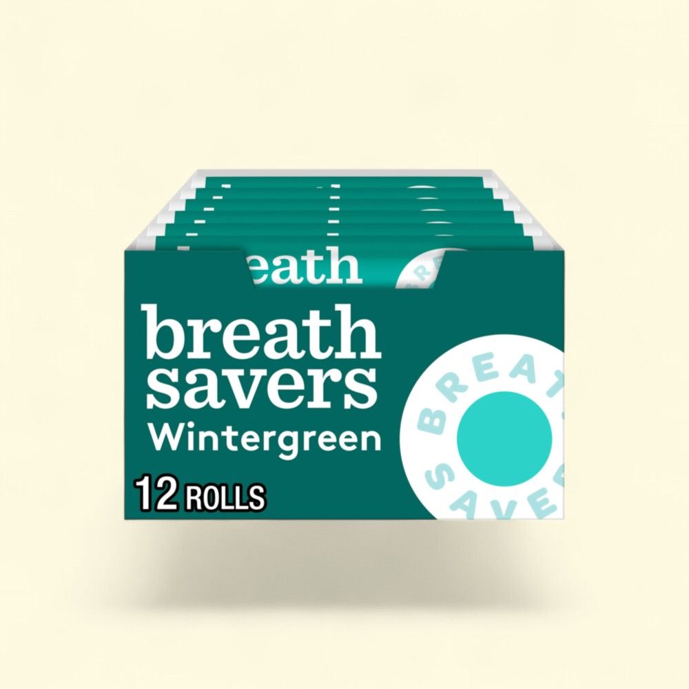 Breath Savers Wintergreen Mints Roll - 12 Count — authentic US product shipped worldwide by Treatspree