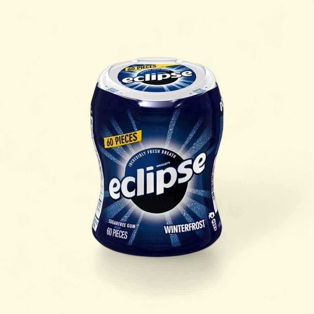 Eclipse Winterfrost Big Bottle Gum (4-Pack) — authentic US product shipped worldwide by Treatspree
