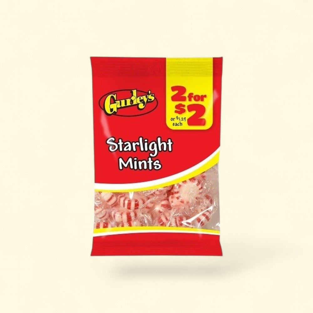 Gurley's Starlight Mints Candy - Mint Flavored, 12 Count — authentic US product shipped worldwide by Treatspree