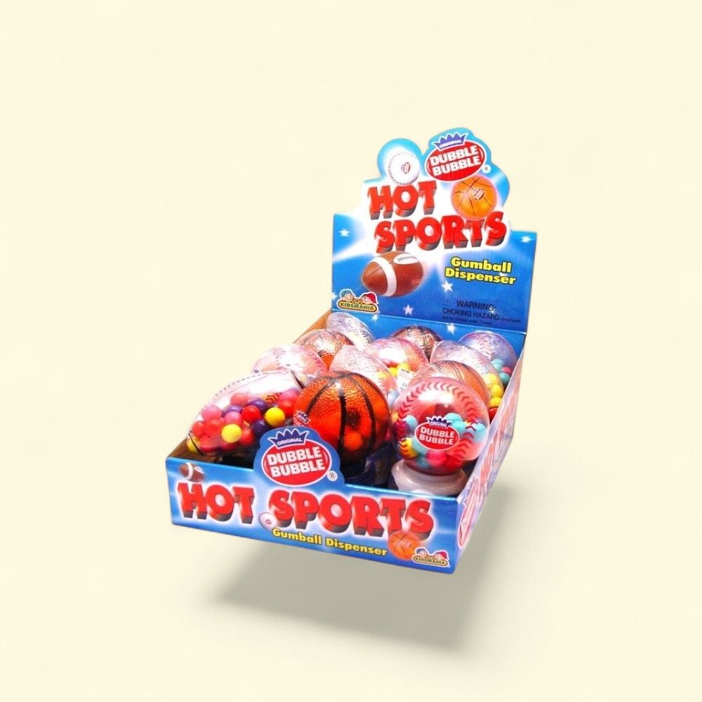 Sports Themed Gumballs, 12 Count — authentic US product shipped worldwide by Treatspree