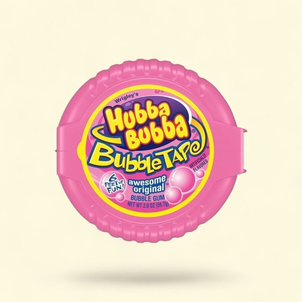 Hubba Bubba Awesome Original Bubble Tape - 6 Count — authentic US product shipped worldwide by Treatspree