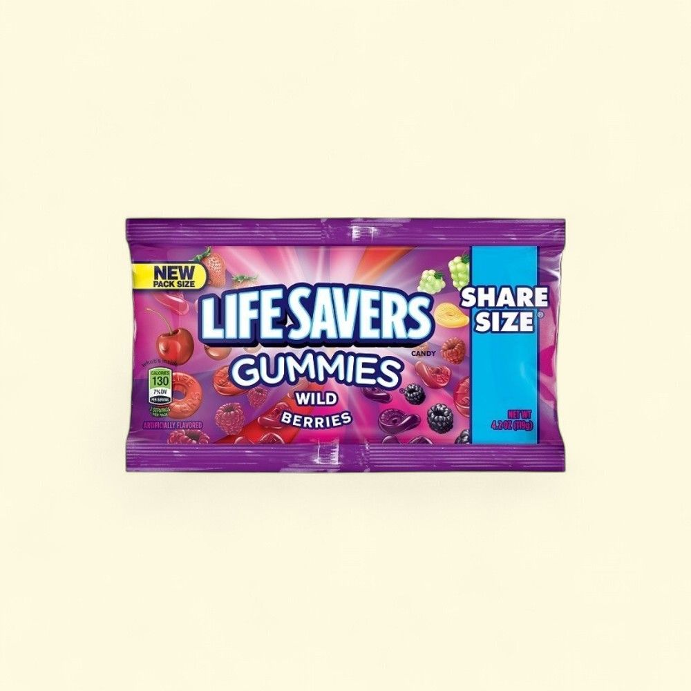 LIFE SAVERS Wild Berries Gummies King Size — authentic US product shipped worldwide by Treatspree