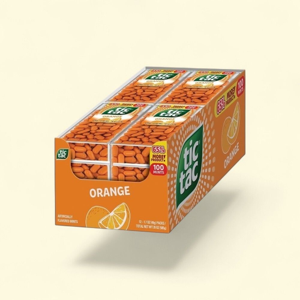 Tic Tac Orange Mints, Fresh Breath Candy — authentic US product shipped worldwide by Treatspree