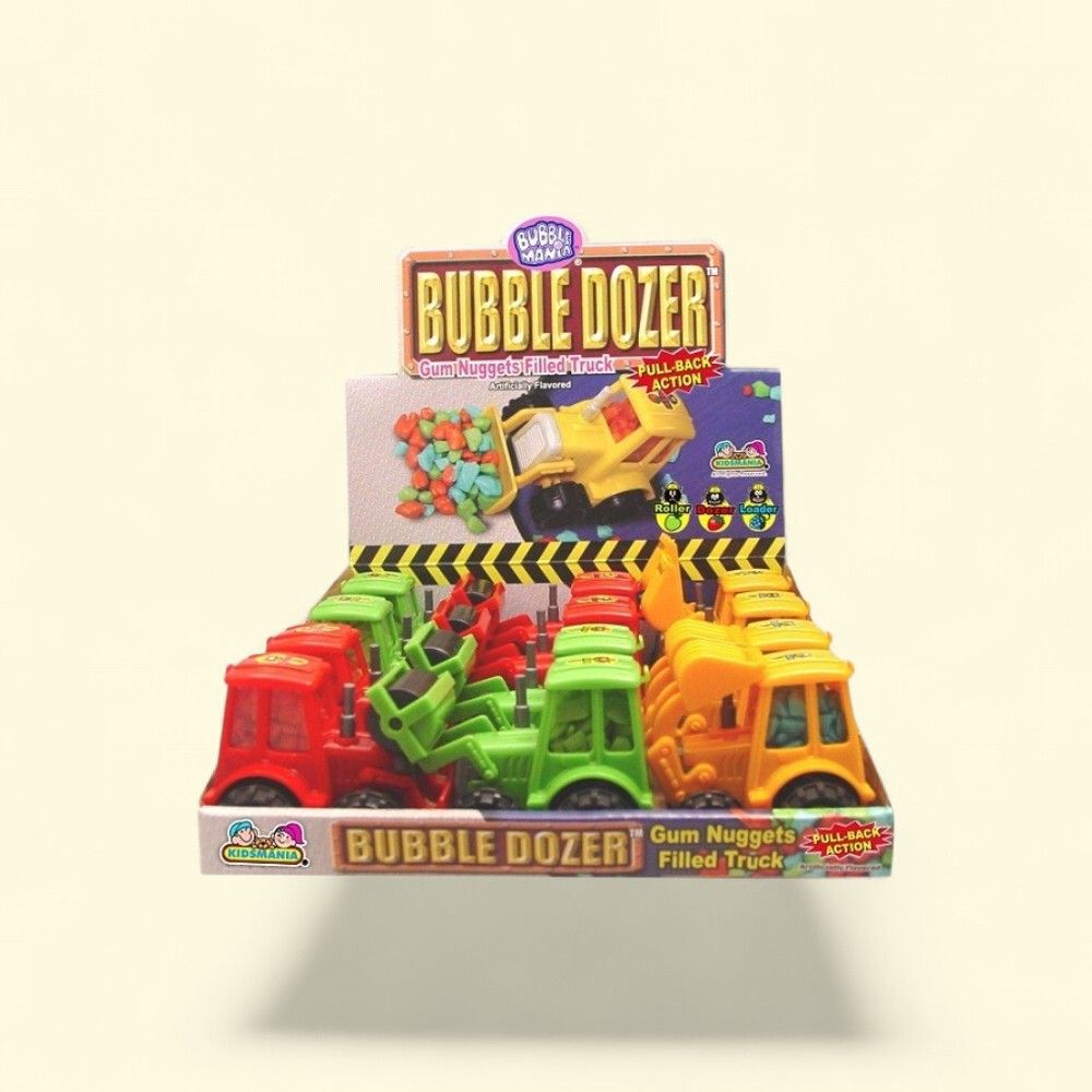 Bubble Dozer Bubble Gum, 12-Count Pack — authentic US product shipped worldwide by Treatspree