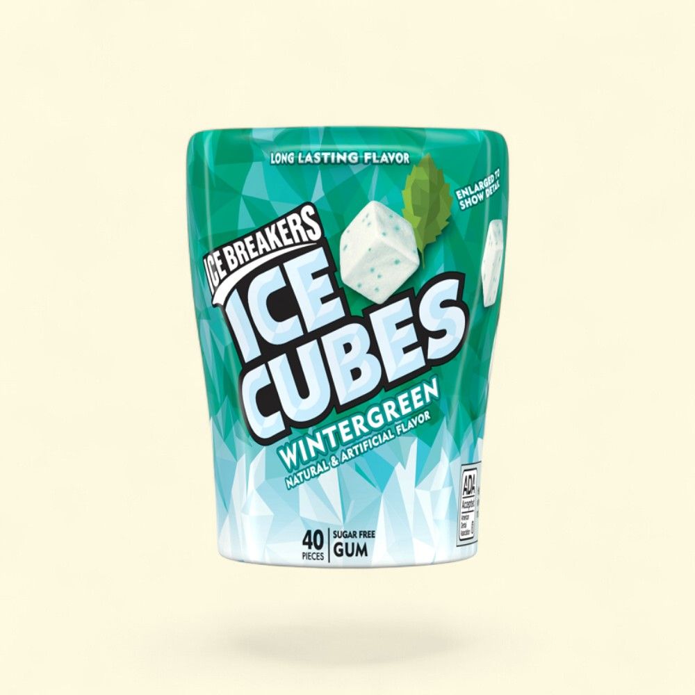 Ice Breakers Ice Cubes Wintergreen Gum — authentic US product shipped worldwide by Treatspree