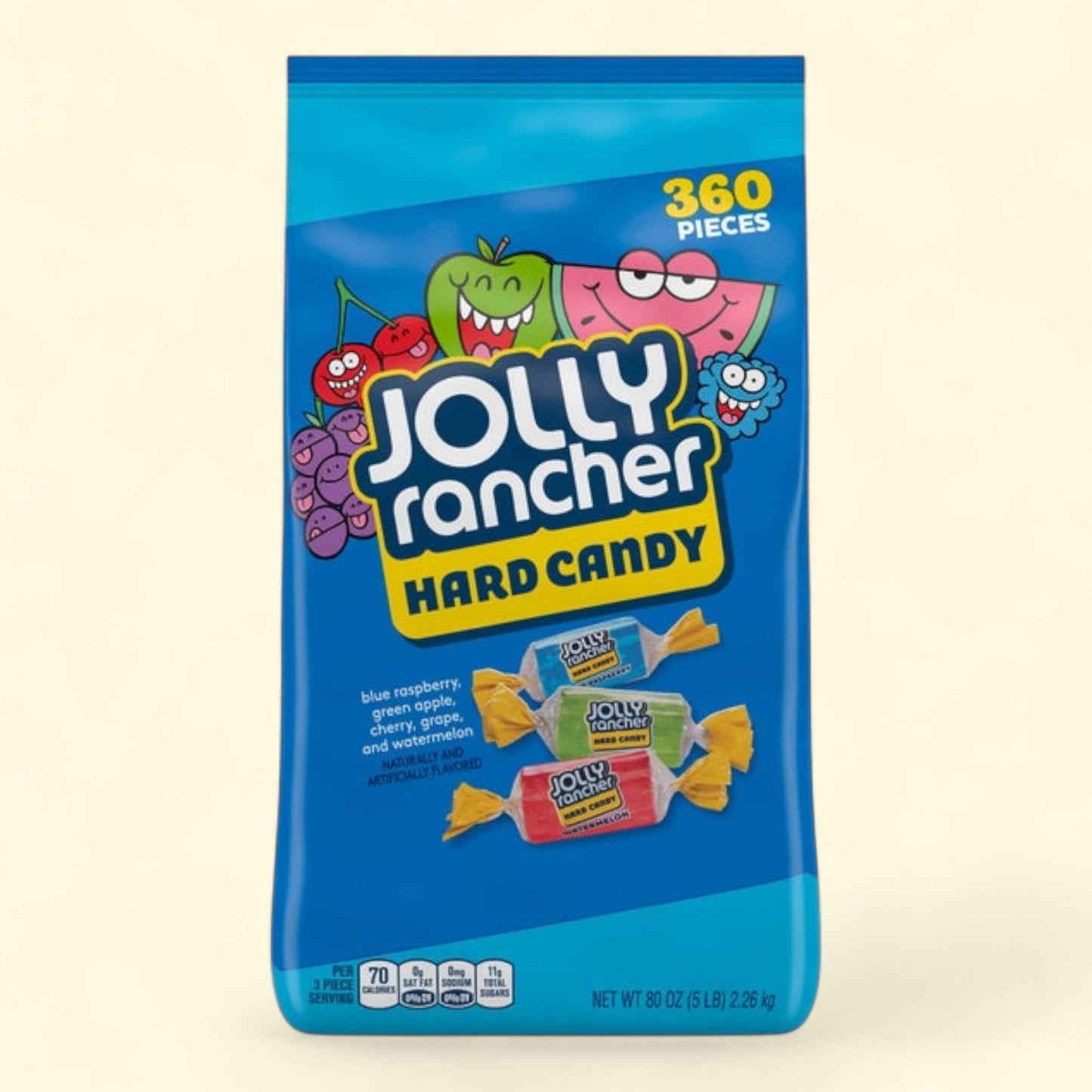 Jolly Rancher Hard Candy, Variety Pack, 80 oz, 360-count