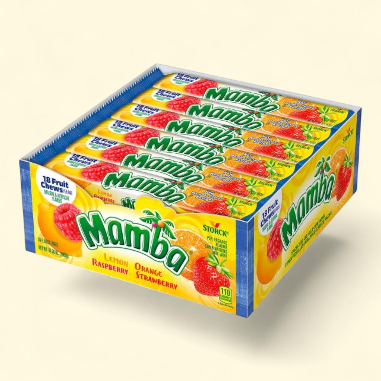 Mamba Fruit Chews, 2.8 oz, 24-count