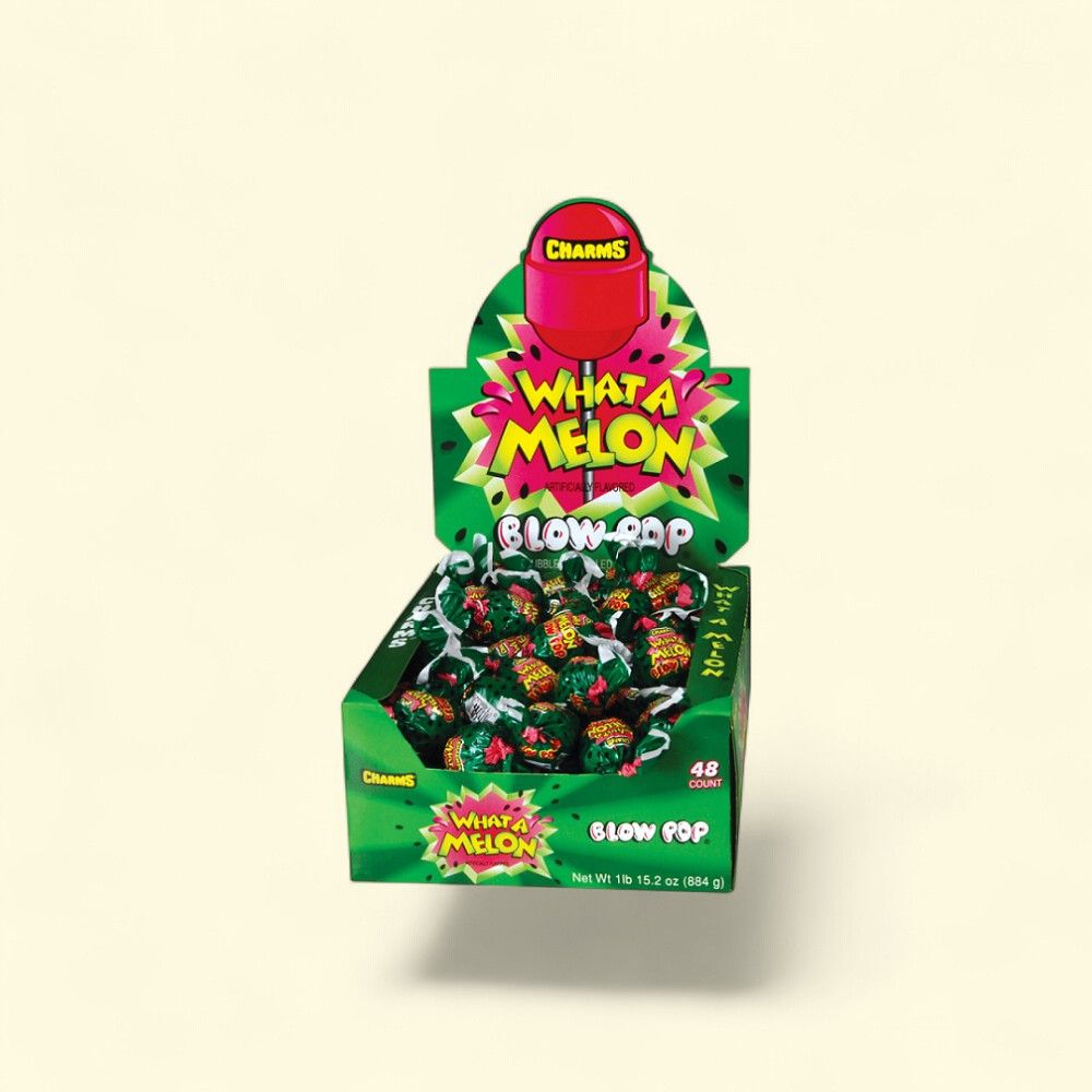 Blow Pop What a Melon Lollipops - 48 Count — authentic US product shipped worldwide by Treatspree