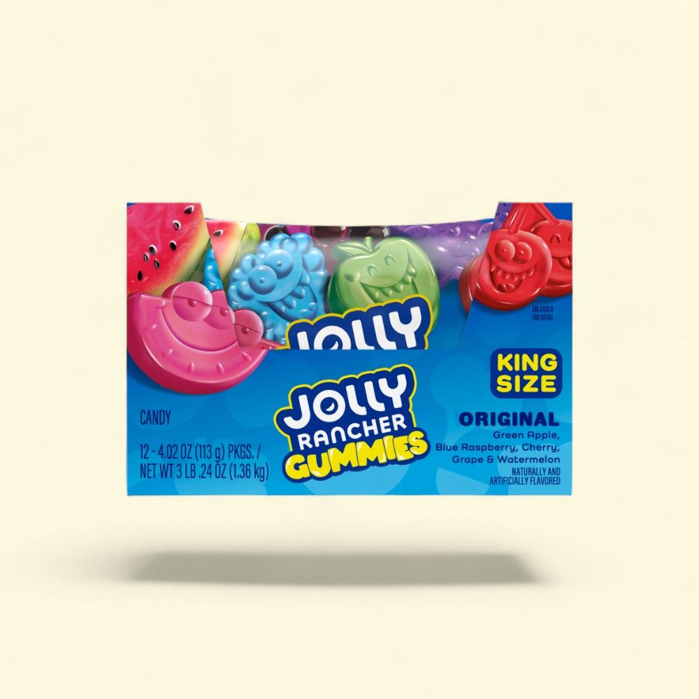 Jolly Rancher Original Gummies King Size 12-Count — authentic US product shipped worldwide by Treatspree