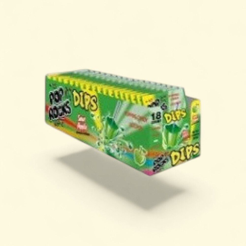 Pop Rocks Dips Sour Apple Candy with Dipping Stix - authentic US product shipped worldwide by Treatspree