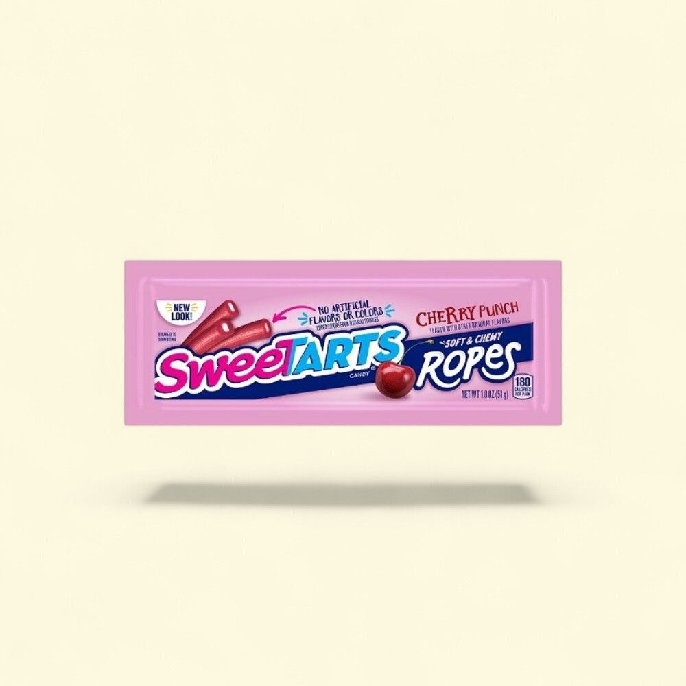 Sweetarts Cherry Punch Ropes Candy (24 Count Box) — authentic US product shipped worldwide by Treatspree