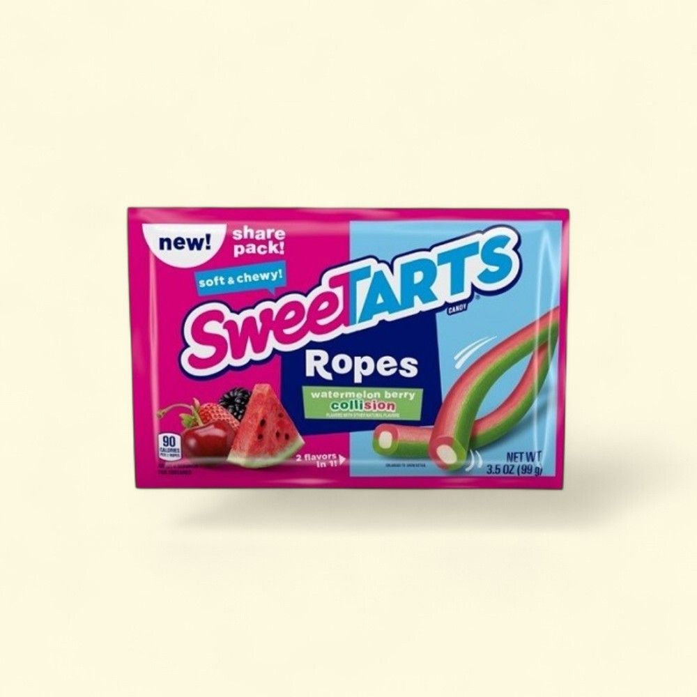 Sweetarts Rope Watermelon Collision Candy (12 Count) — authentic US product shipped worldwide by Treatspree