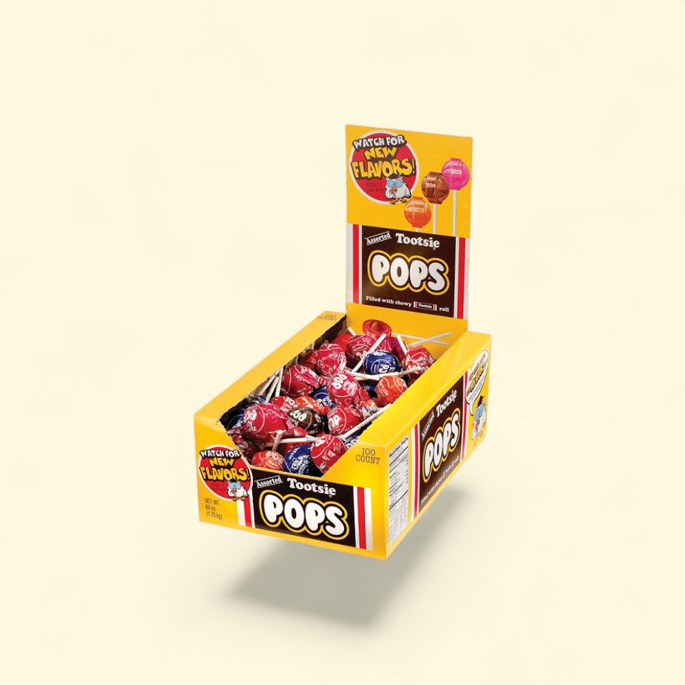 Tootsie Pops Assorted Candy Lollipops, 100 Count — authentic US product shipped worldwide by Treatspree