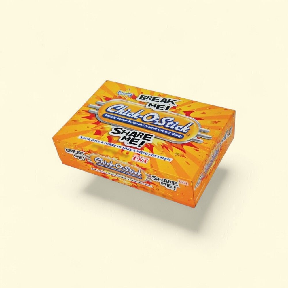 Chick-O-Stick Candy, Peanut Butter & Coconut Chewy Candy (36 Count) — authentic US product shipped worldwide by Treatspree
