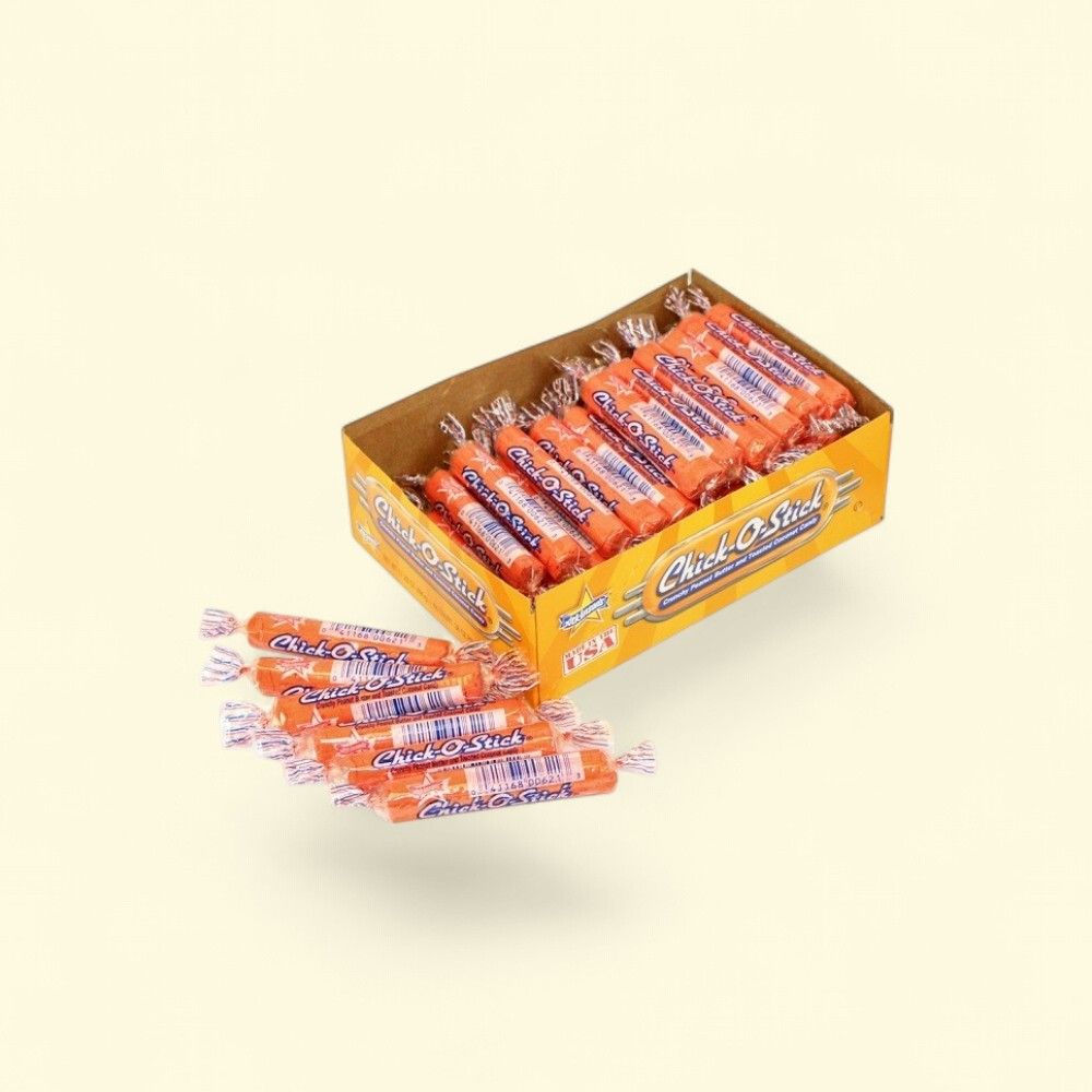Chick-O-Stick Candy Bars, Peanut Butter and Toasted Coconut — authentic US product shipped worldwide by Treatspree