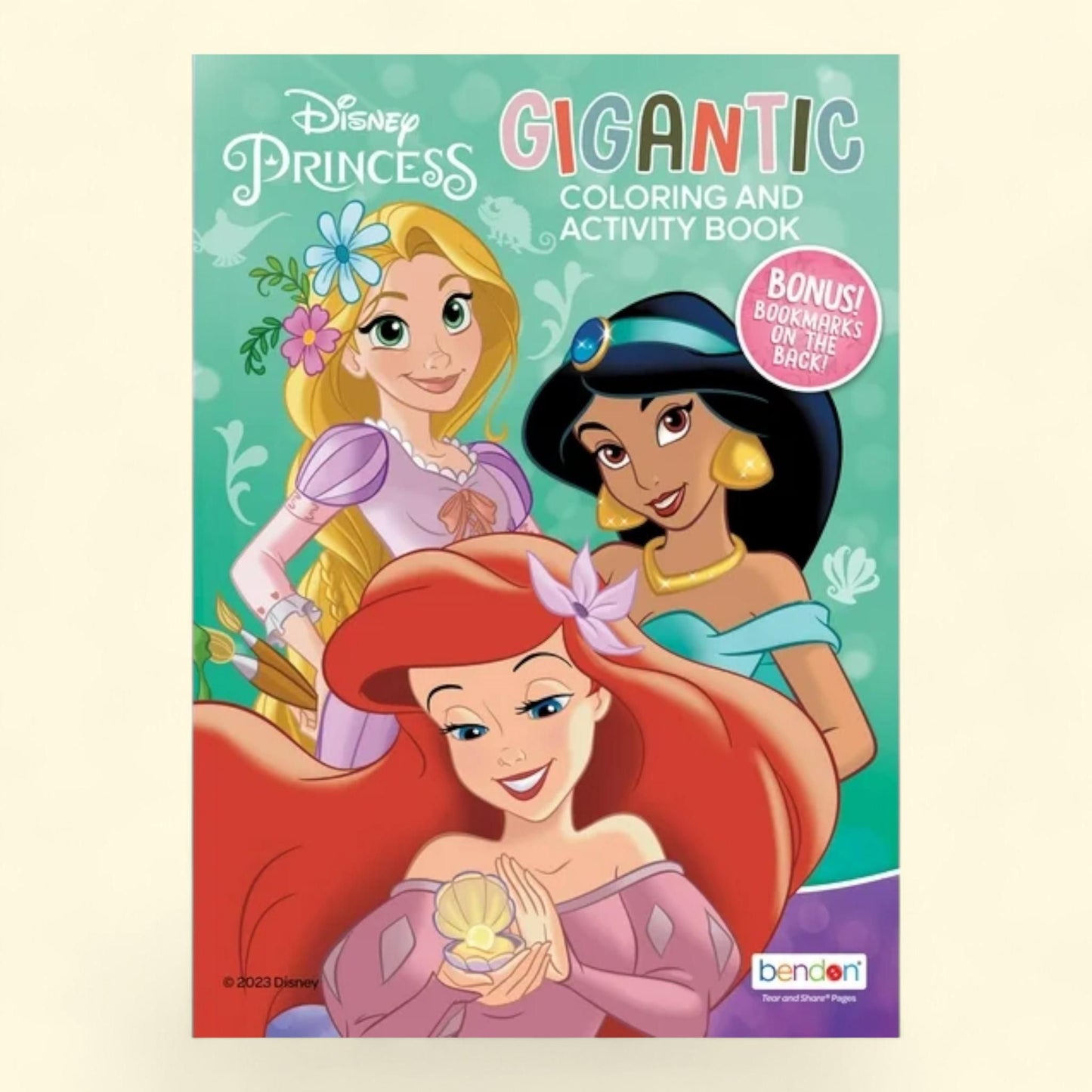 Bendon Disney Princess Coloring Book, 224 Pages — authentic US product shipped worldwide by Treatspree