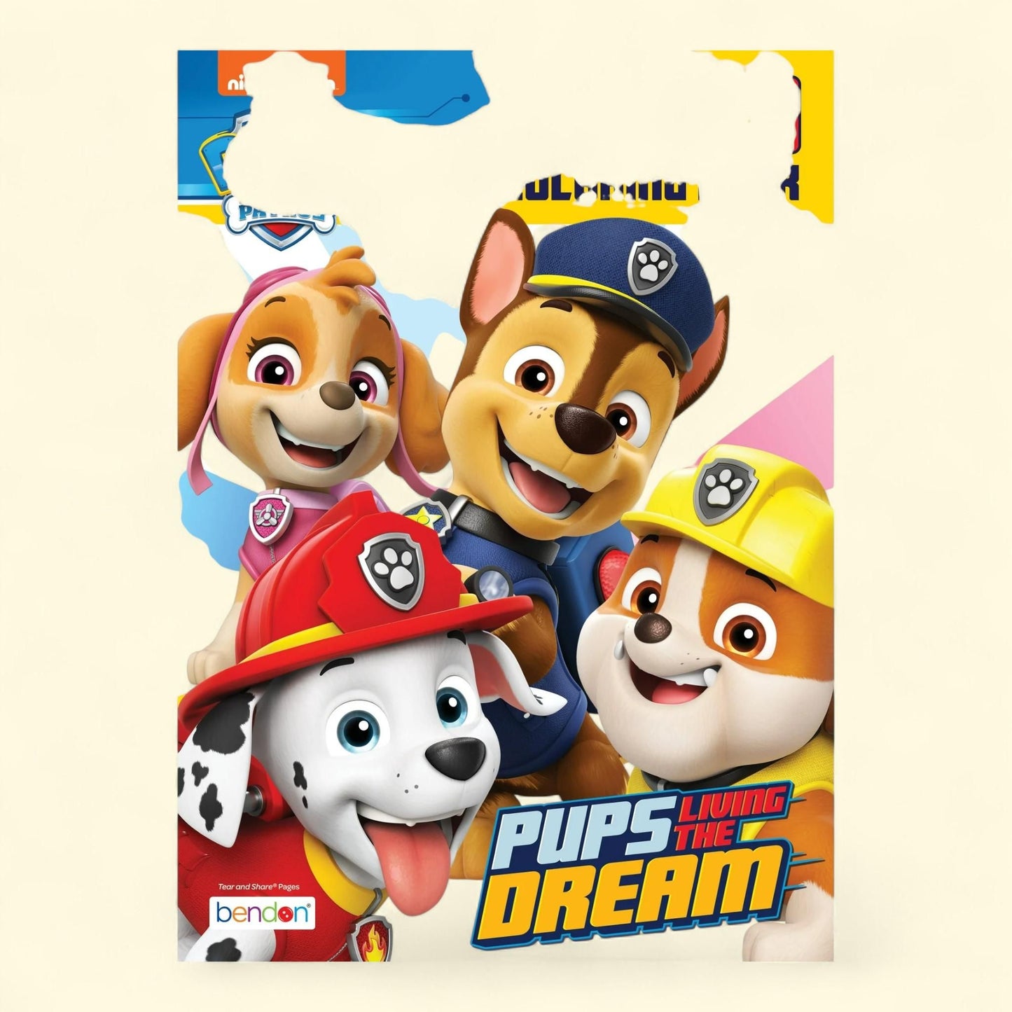 Bendon PAW Patrol Jumbo Coloring Book, 64 Pages