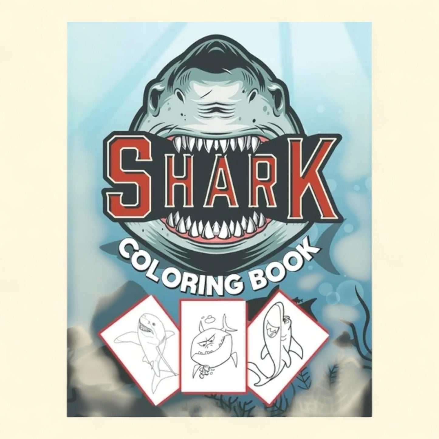 Shark Coloring Book, Size: Paperback