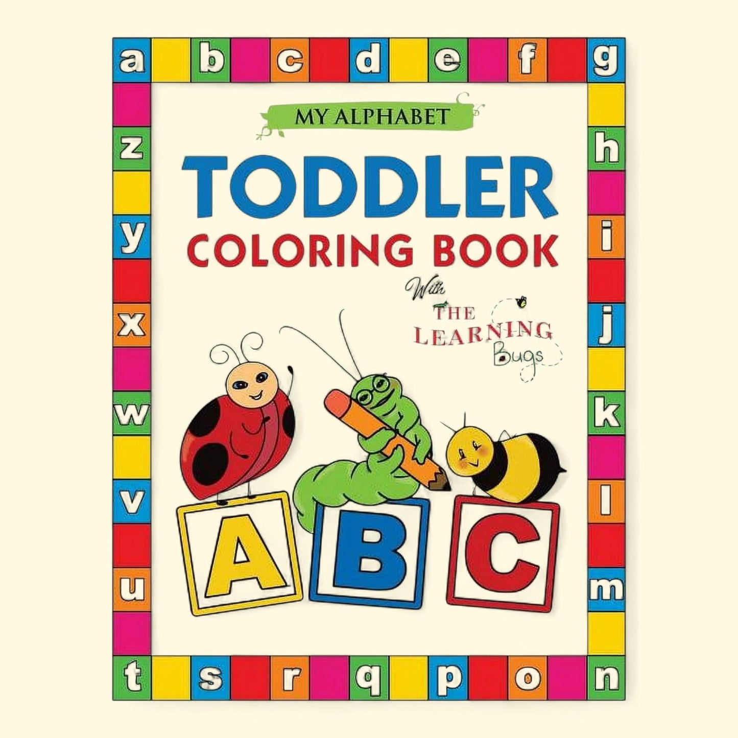 Learning Bugs My Alphabet Coloring Book, 8.5 in