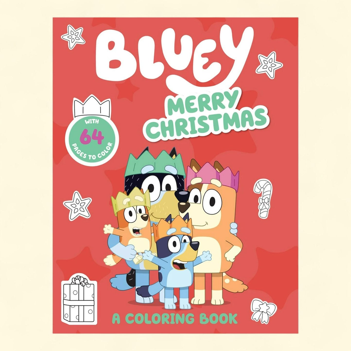 PENGUIN YOUNG READERS LIC: Bluey: Merry Christmas: Coloring Book, Paperback