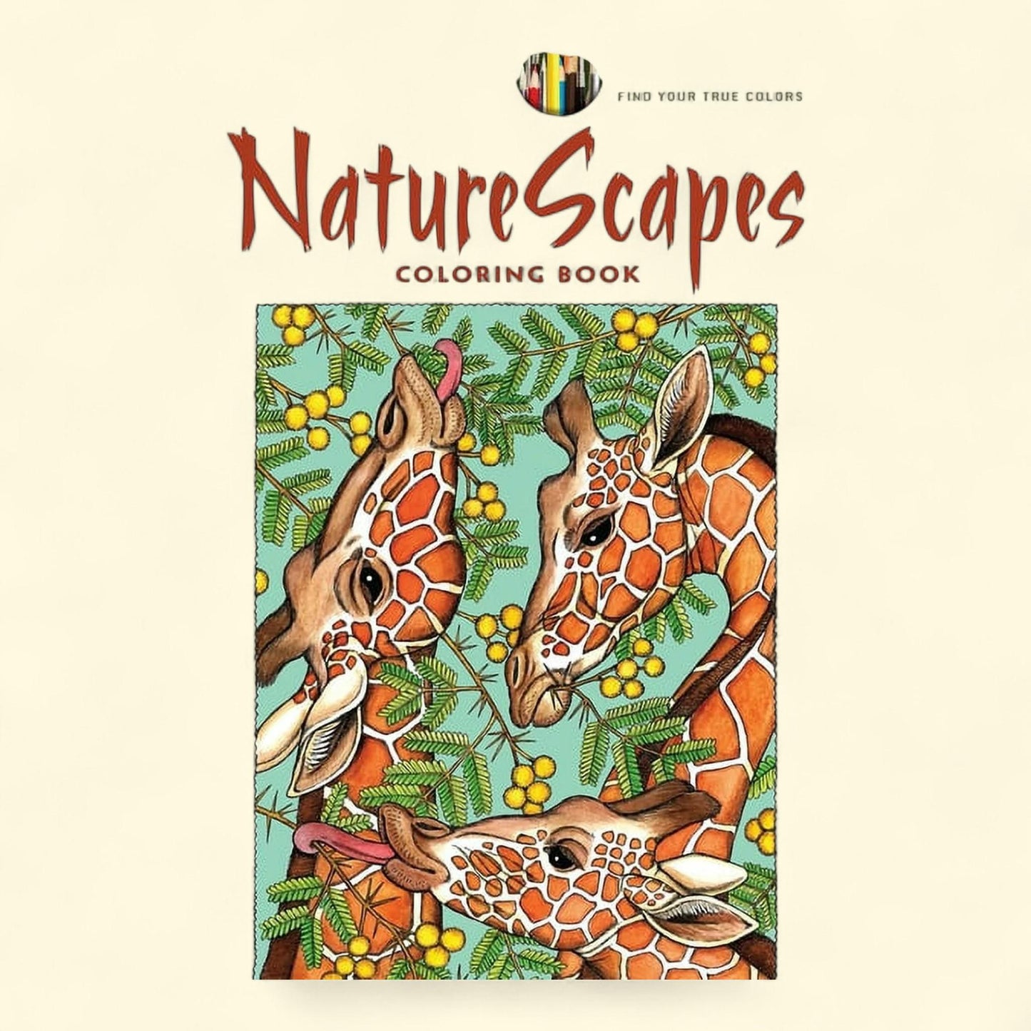 NatureScapes Adult Coloring Books, 8.42 x 0.20 x 11.04 in