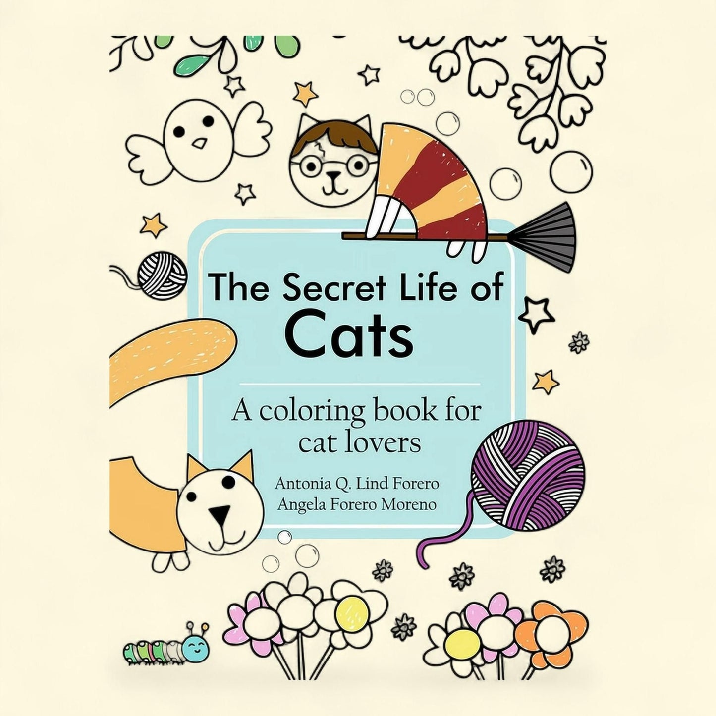 The Secret Life of Cats Coloring Book, 8.50 x 0.27 x 11.00 "