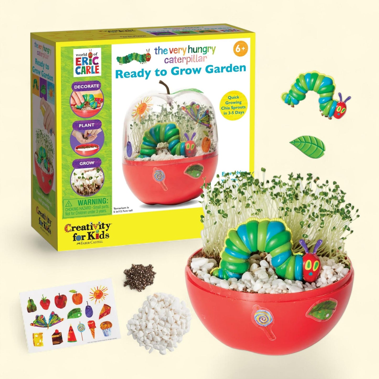 Creativity for Kids The Very Hungry Caterpillar Ready to Grow Garden Kit, Ages 6+