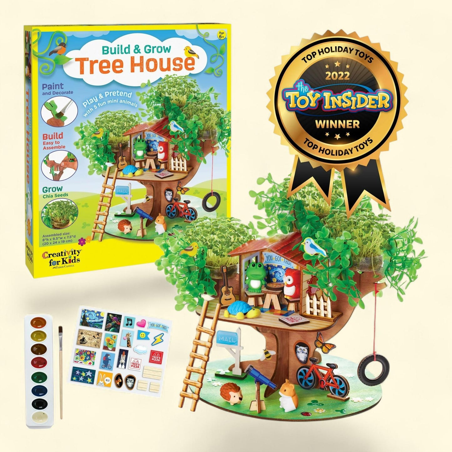 Creativity for Kids Build and Grow Tree House, Child Craft, Treehouse Kits, Child