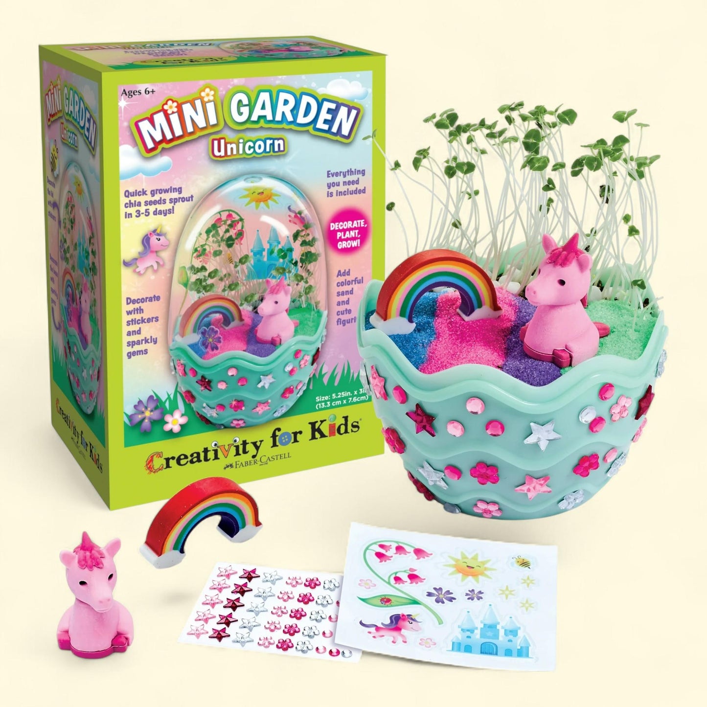 Creativity for Kids Mini Garden Unicorn, Child Craft Kit, Count 1
1