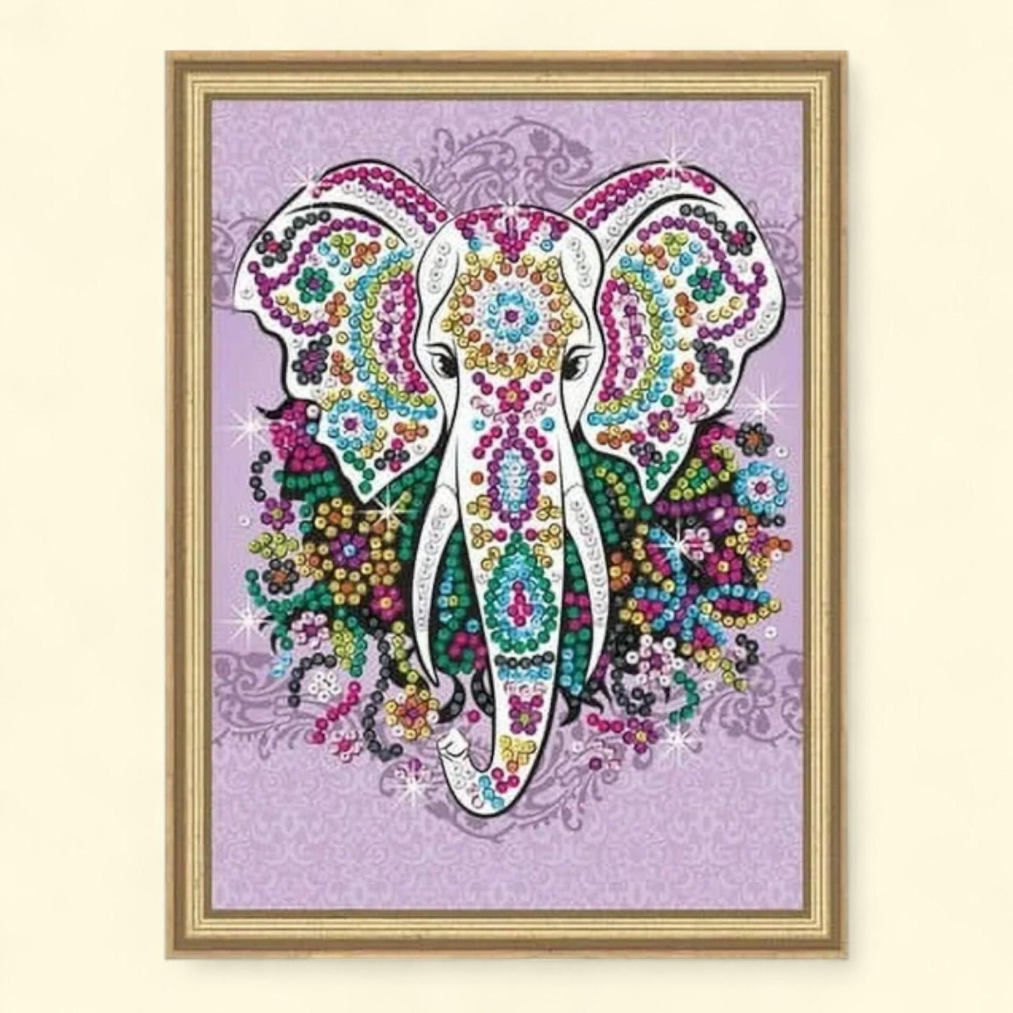 Art des paillettes, Éléphant scintillant, Création et artisanat