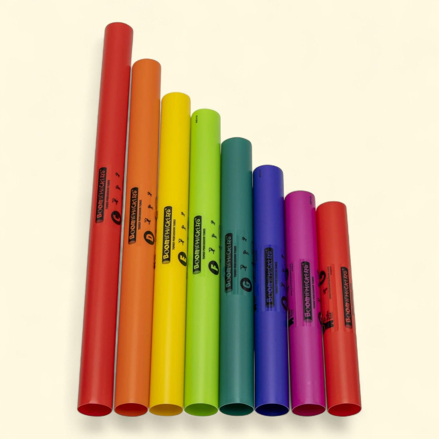Rhythm Band Boomwhackers 8 Note Diatonic Set, 24 in