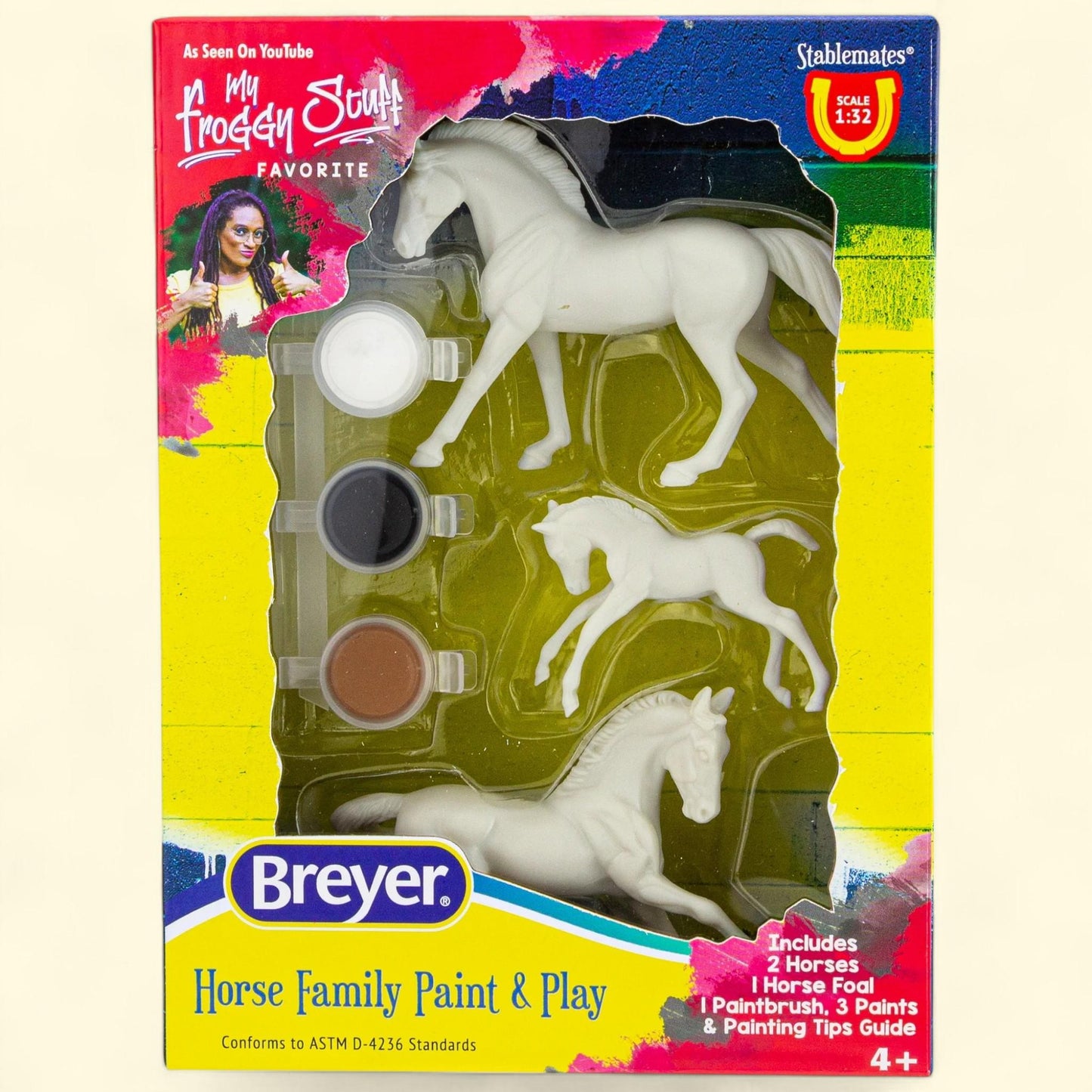 Breyer Horse Family Stablemates 1:32 Paint Kit, 8 Pieces