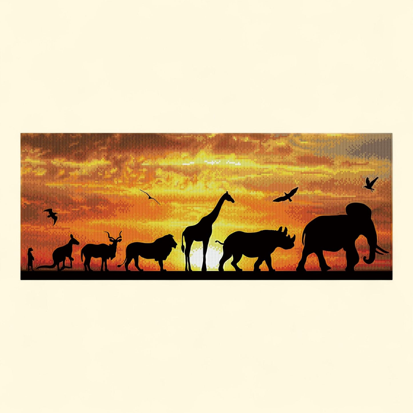 DIAMOND DOTZ, Wild Sky Diamond Painting Kit, Special Edition, 21.7" x 8.7"