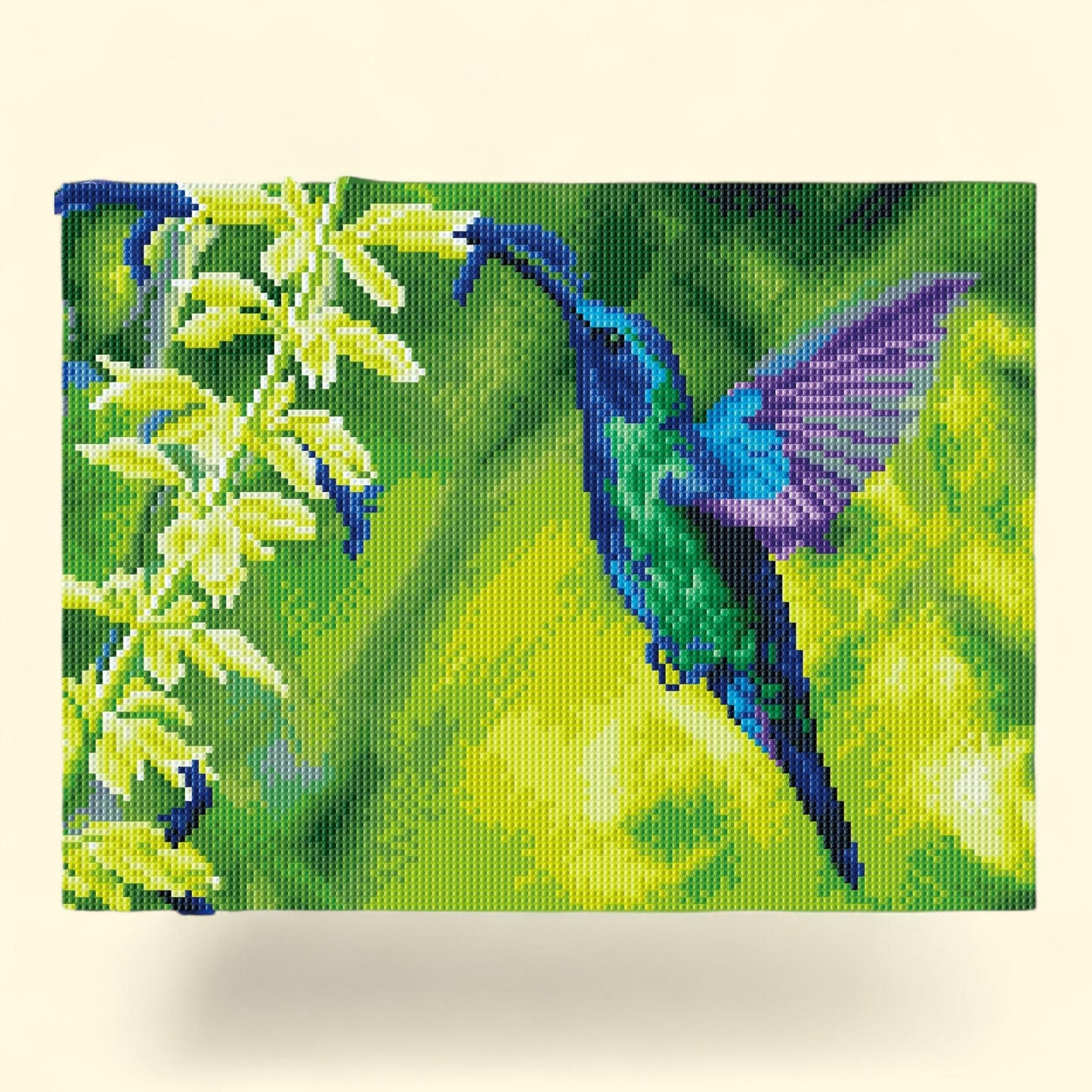 DIAMOND DOTZ, Hummingbird Garden Diamond Painting Kit, 12 x 16 inches,