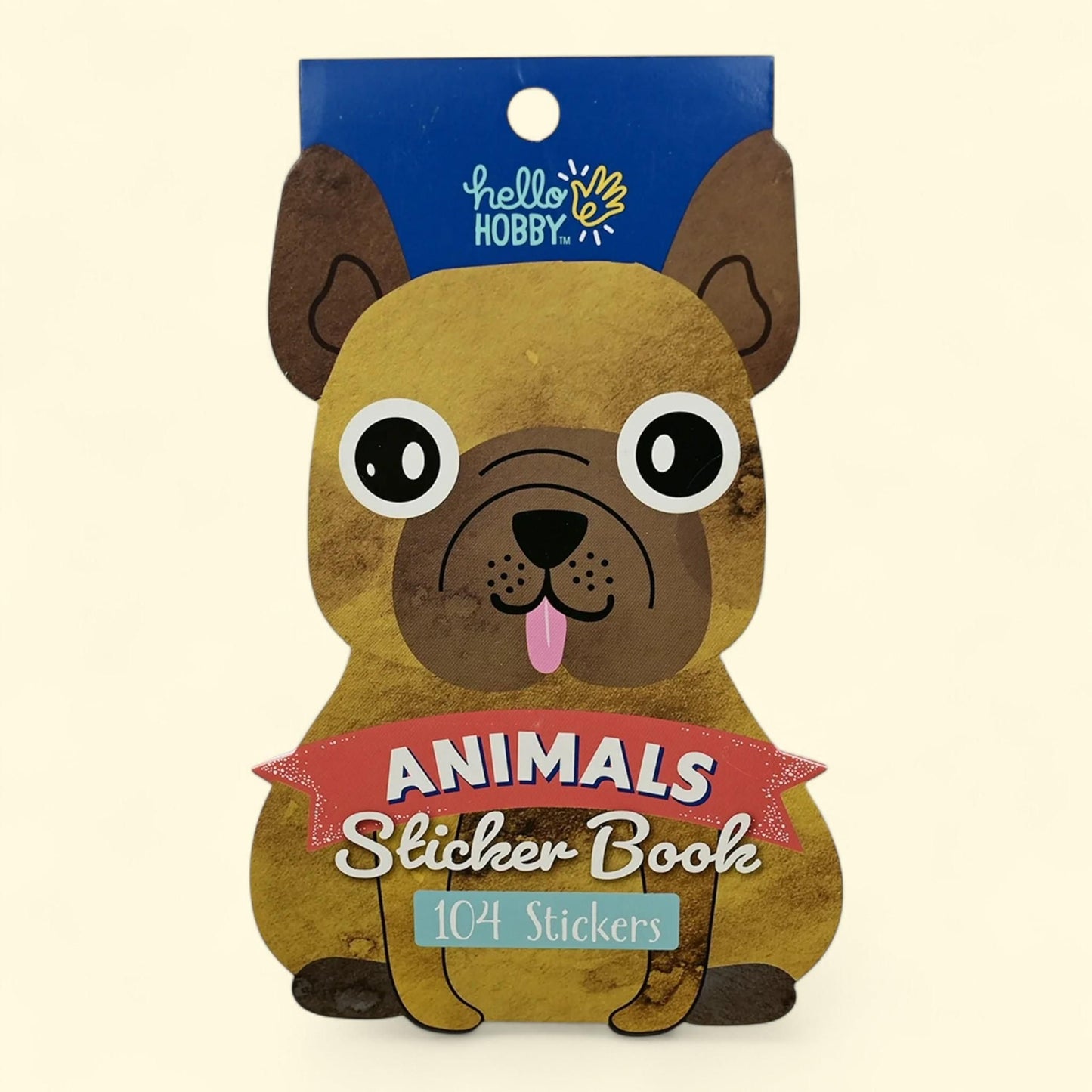 Hello Hobby Adorable Animals Sticker Book, 8 Sheets, 104 Count