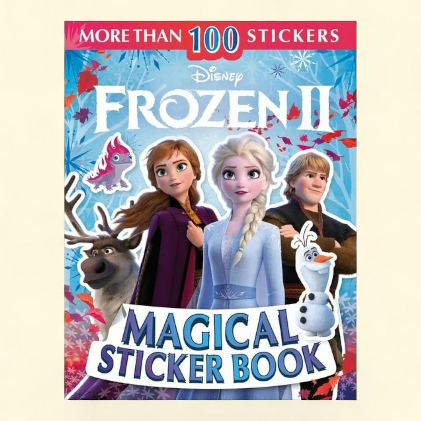 Disney Frozen II Magical Sticker Book, 100+ Stickers, Character-Themed, Featuring Elsa, Anna, and Olaf