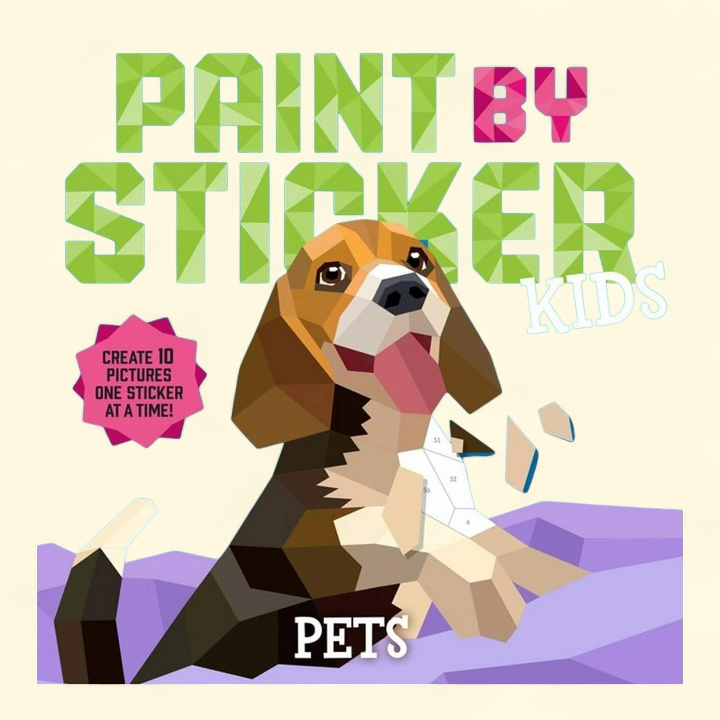 WORKMAN: Paint by Sticker Kids: Pets, 10 Pictures