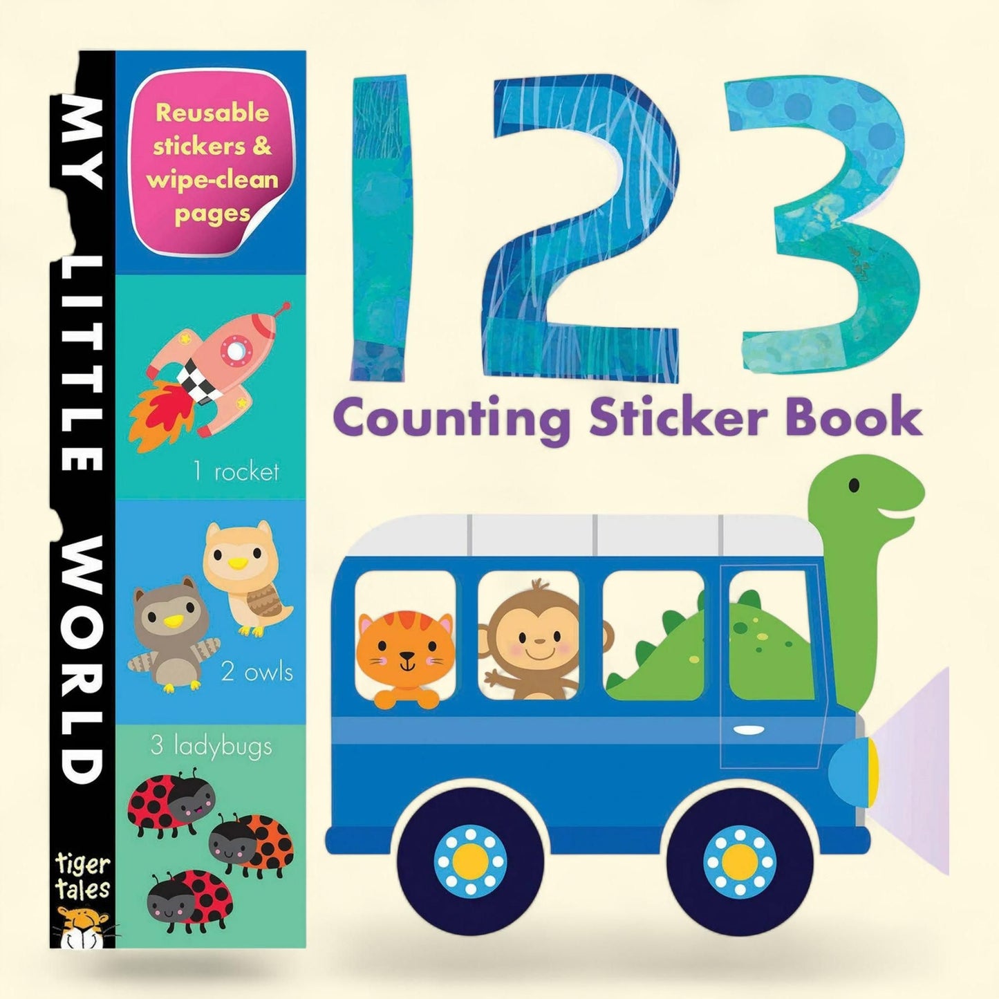 123 Counting Sticker Book, Paperback