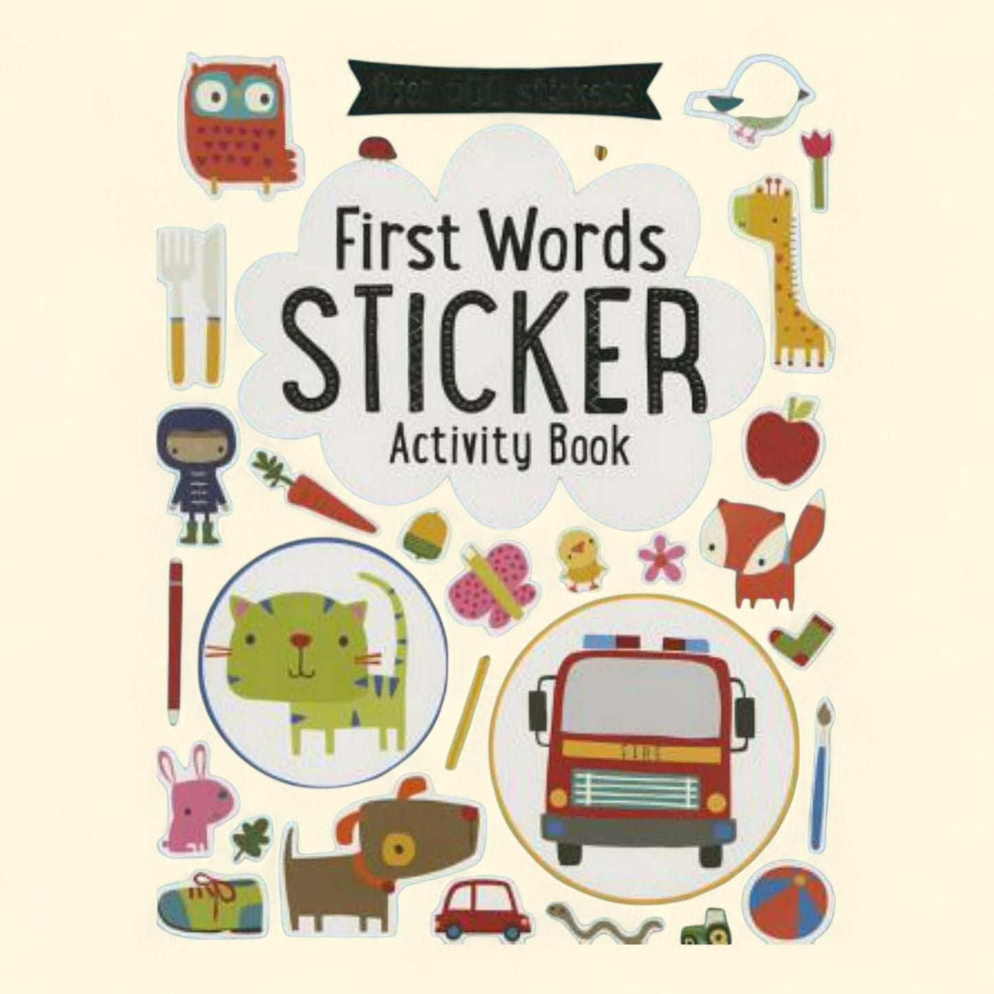 First Words Sticker Activity Book, Paperback