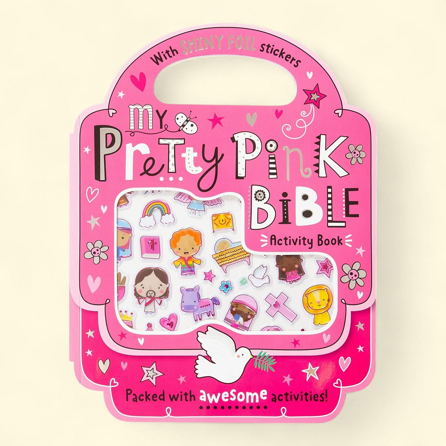 My Pretty Pink Bible Sticker Activity Book, Standard — authentic US product shipped worldwide by Treatspree