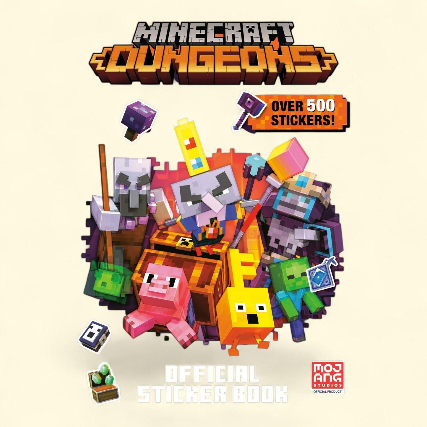 Random House Staff: Minecraft Official Dungeons Sticker Book, Paperback