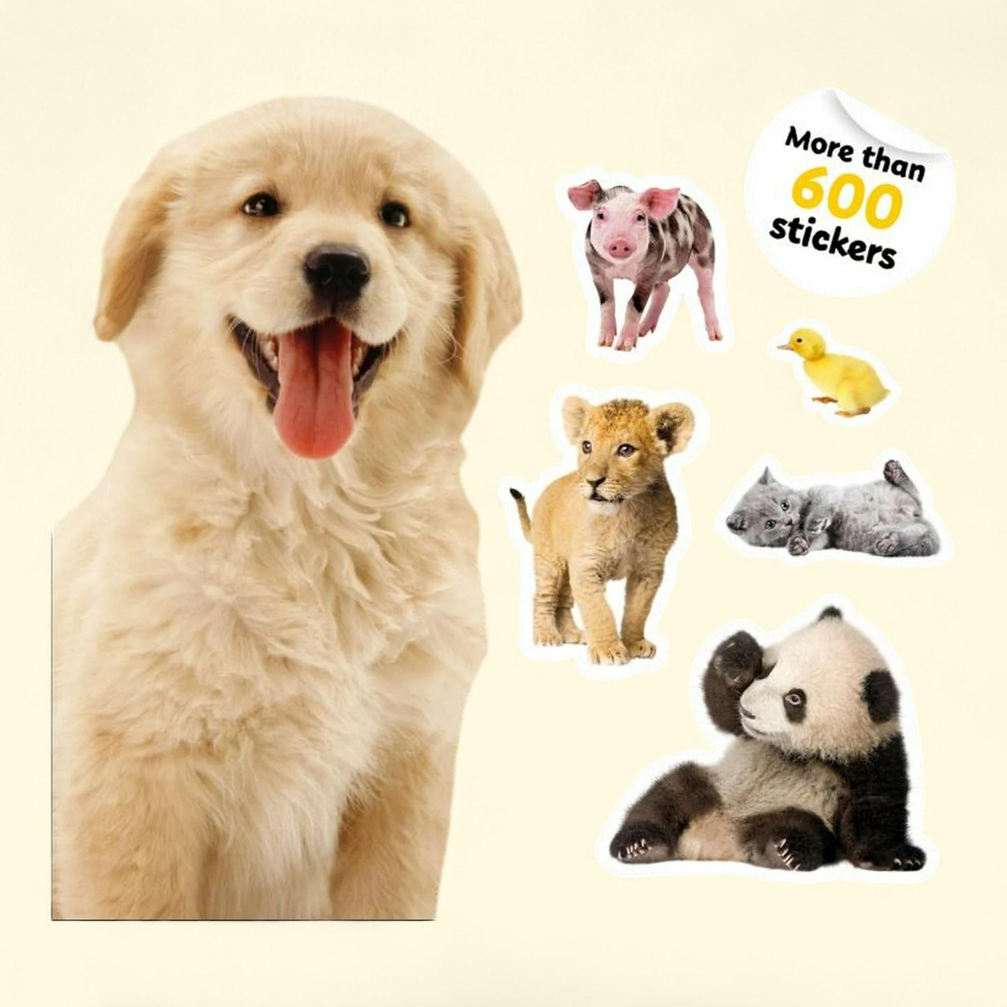 Sticker Encyclopedia Baby Animals, 600+ Stickers, Paperback